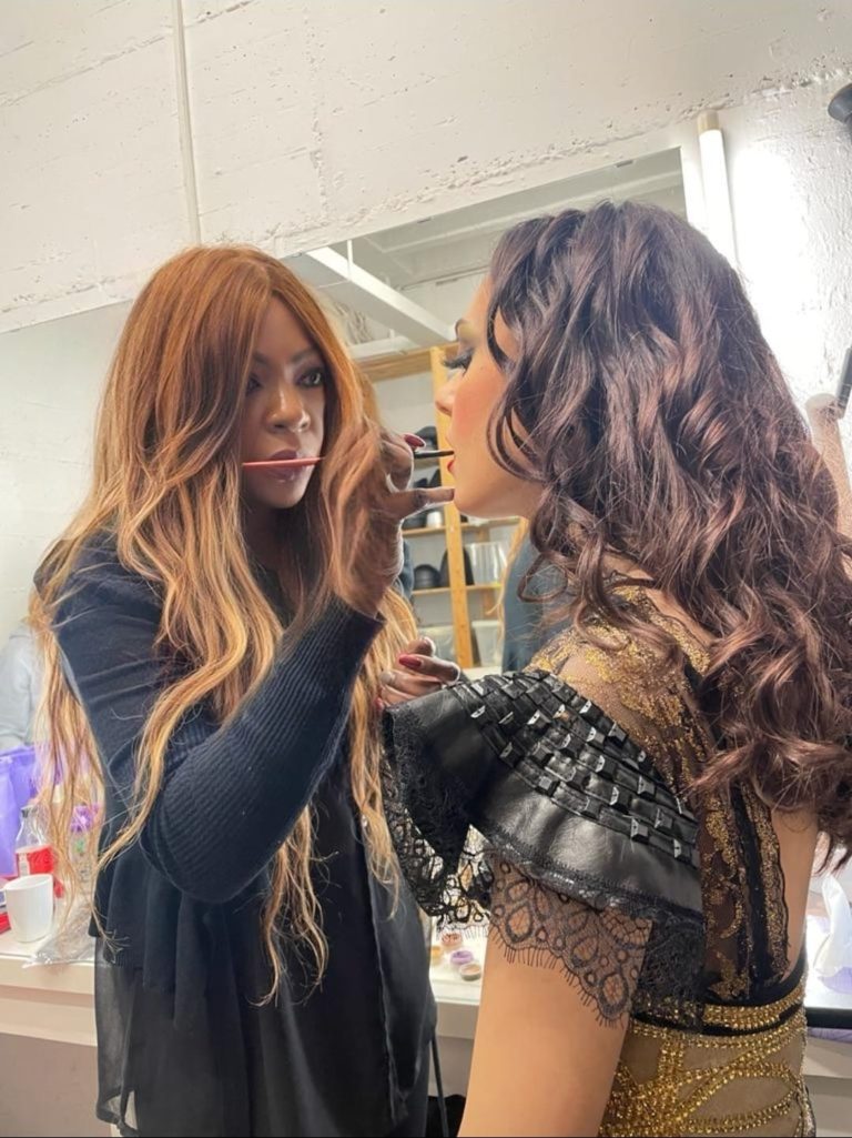 Backstage DKL photoshoot @lourdespactonhofmann