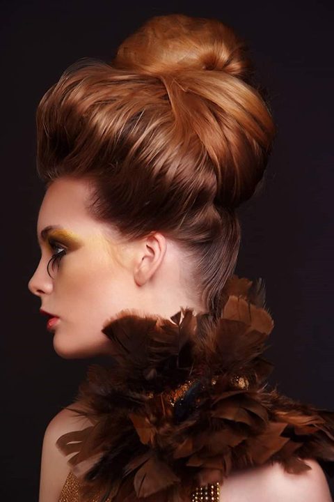 Make up fashion feather Lourdes Pacton Hofmann
